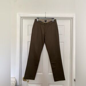 Dockers Olive Green Mens Dress Pants Athletic Fit